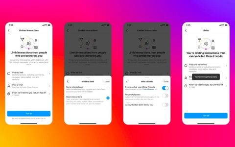 Instagram 现在允许您屏蔽与非亲密朋友的互动