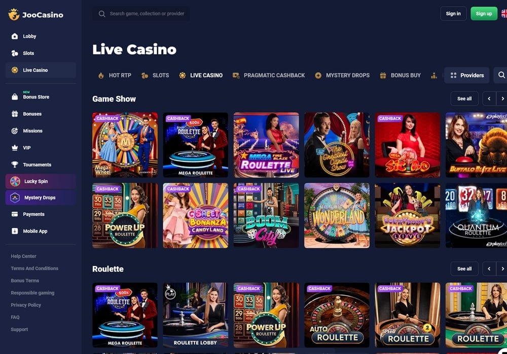 Joo Casino 评测：巨额欢迎奖金和免费旋转，合法吗？-2