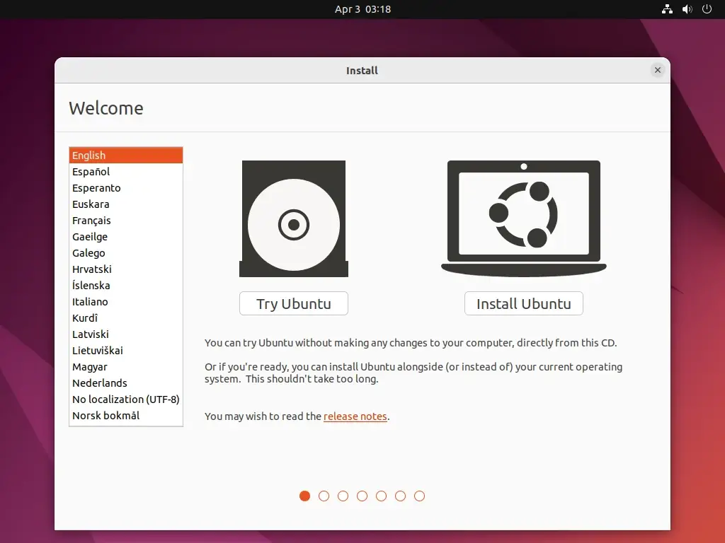 选择安装Ubuntu