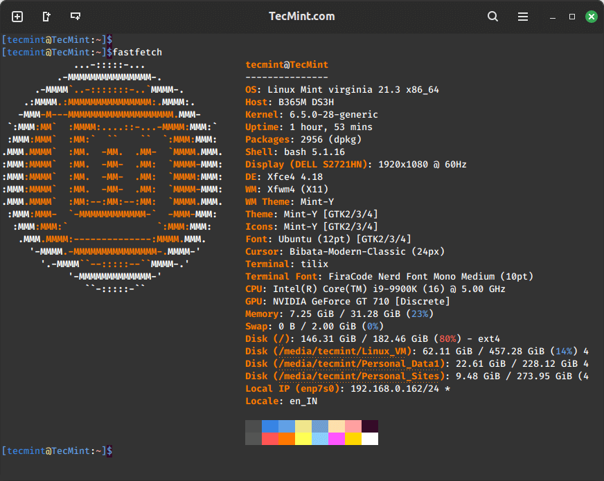 Fastfetch - Linux 系统信息工具