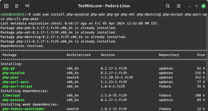 在 Linux 中安装 PHP 扩展