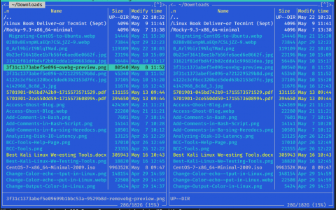 Midnight Commander – 基于控制台的 Linux 文件管理器