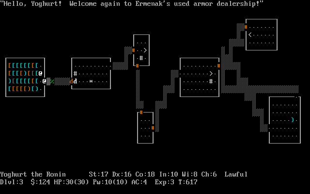 适用于 Linux 的 NetHack 游戏