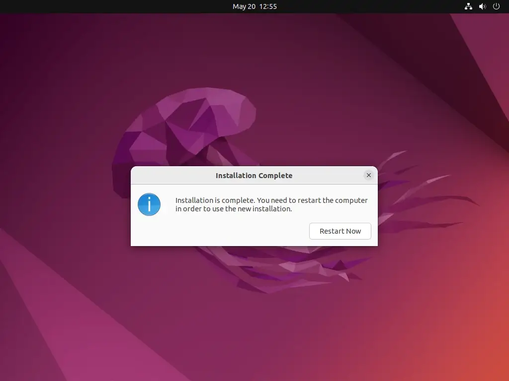 Ubuntu 24.04 安装完成