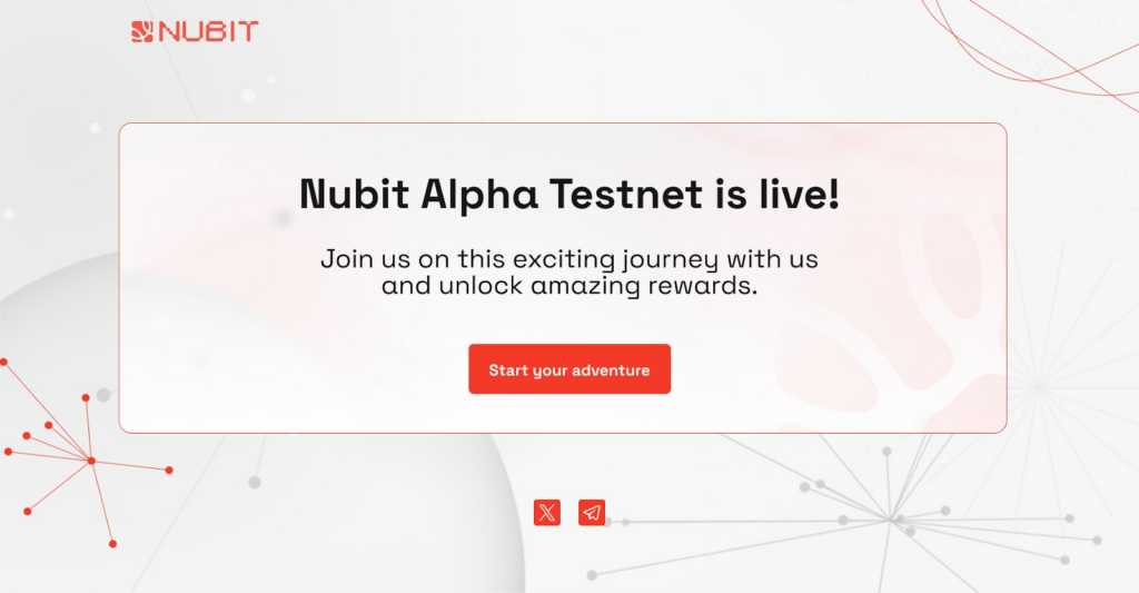 Nubit Alpha 测试网上线，等待主网启动