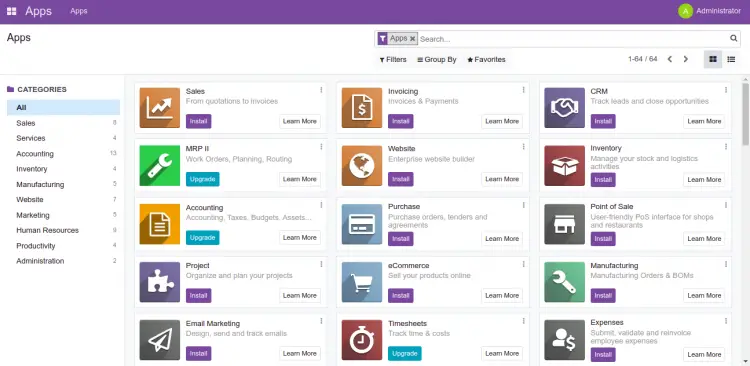 如何在 Ubuntu 22.04 上安装 Odoo ERP 软件