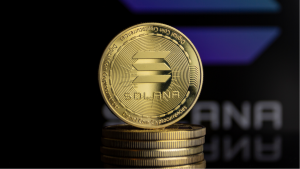 Solana 标志前面的 Solana Coin (SOL-USD)。Solana 价格预测。